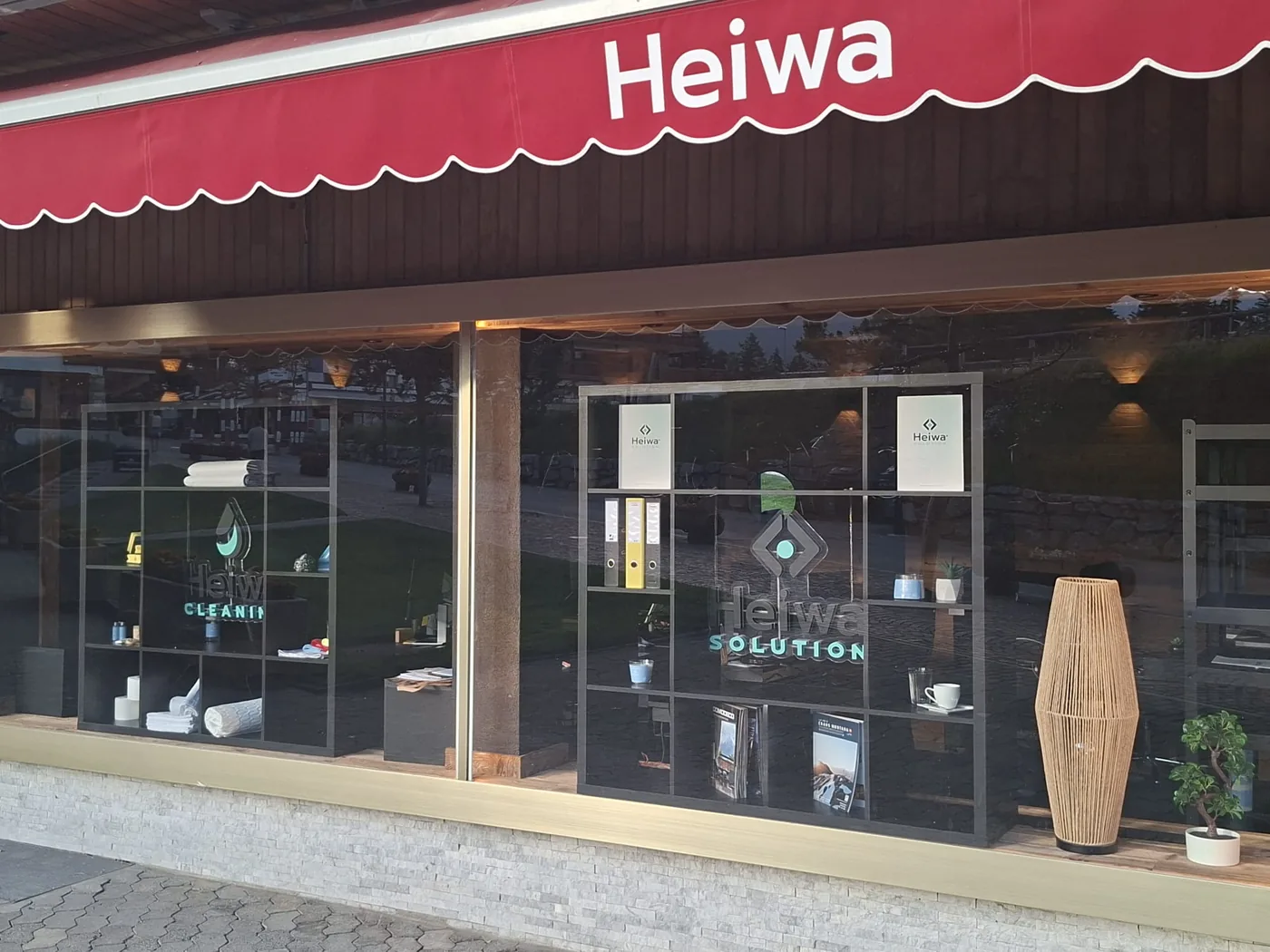 The Heiwa Solution shopfront in Crans-Montana